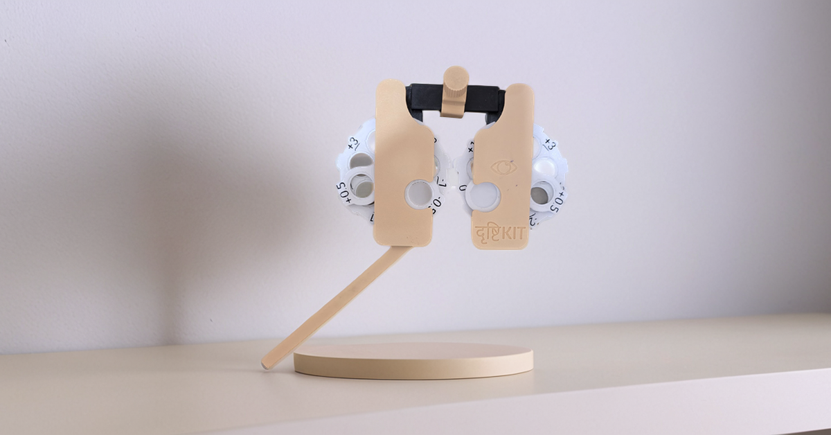 DrishtiKit Portable Phoropter - Complete eye testing solution for healthcare professionals